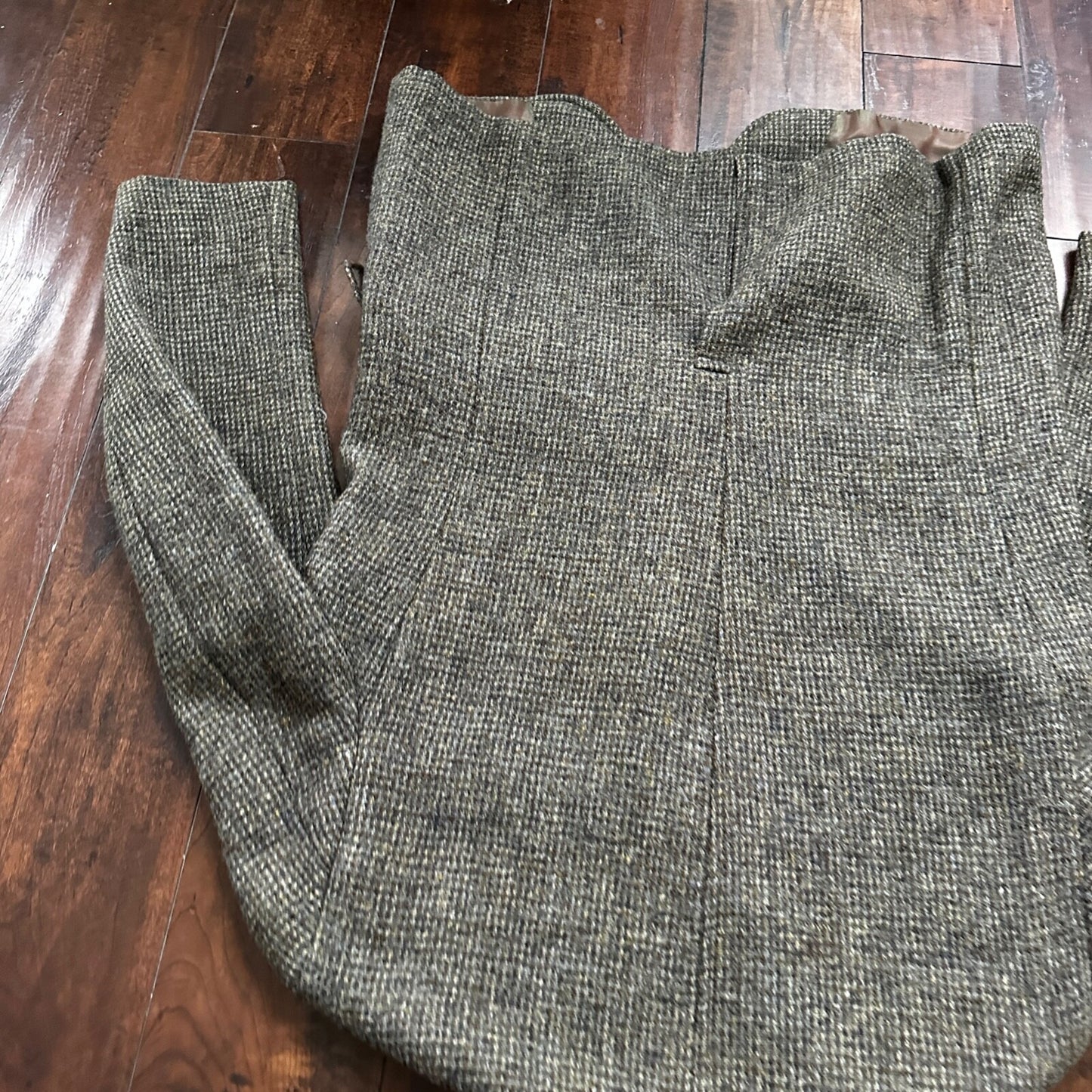 VTG Harris Tweed Sport Coat Mens 42 Scottish Wool Blazer Button Cricketer 70s