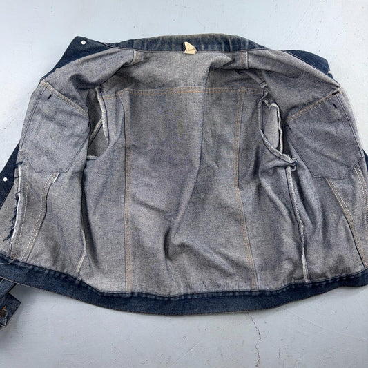 1970s True Vintage JC Penneys Ranchcraft Denim Jacket Type 3 70s Blue