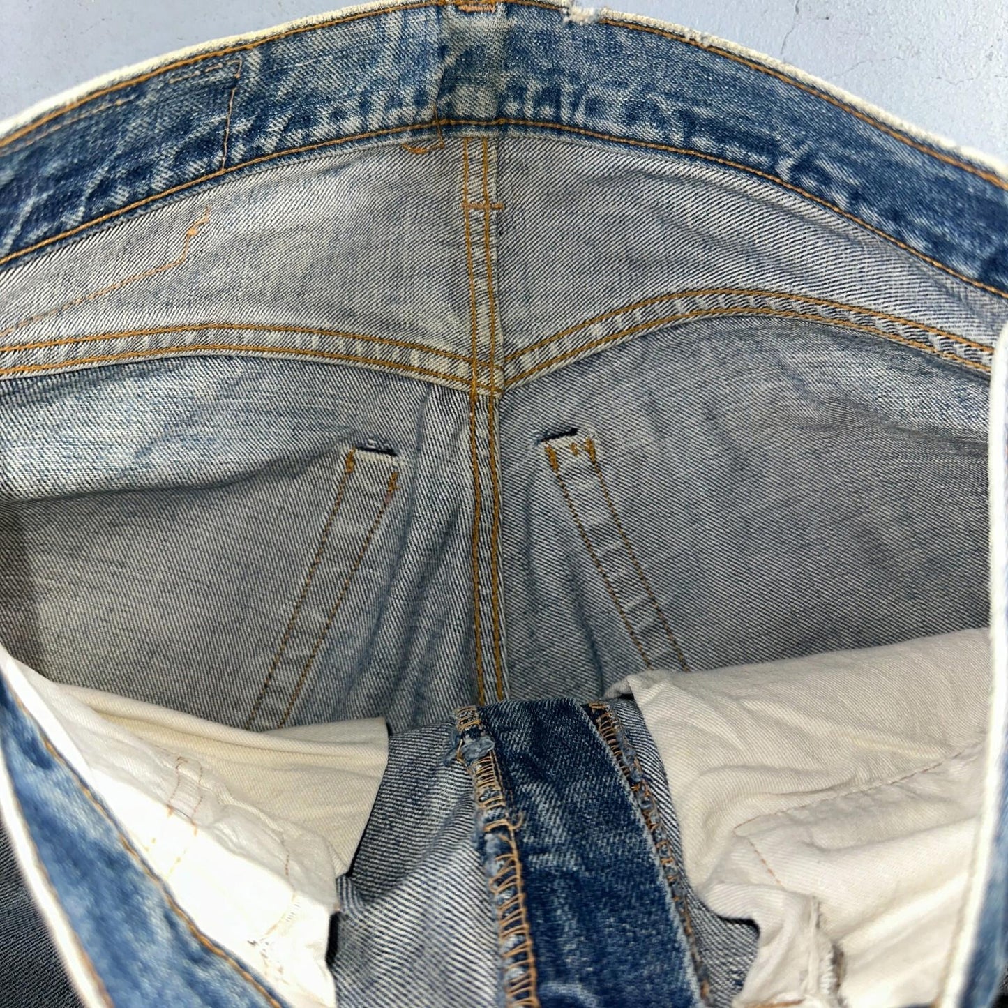 Vintage LEVIS 505 Jeans Big E 1960s Denim 30x26 USA 60s 501 502 Talon Zipper