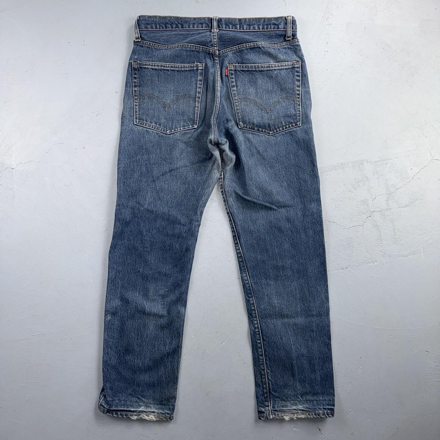Levis 505 VTG 70s SS USA Single Stitch 1970s Jeans Med Wash Talon 33x30 Ac 32x29