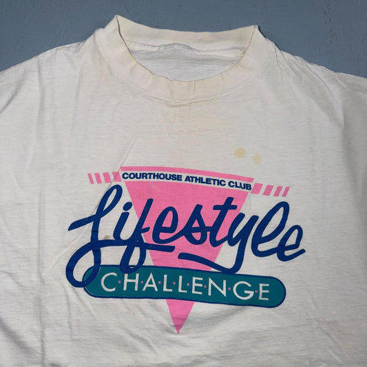 Courthouse Athletic Life Style VTG Single Stitch T Shirt 90s PDX Gym Portland