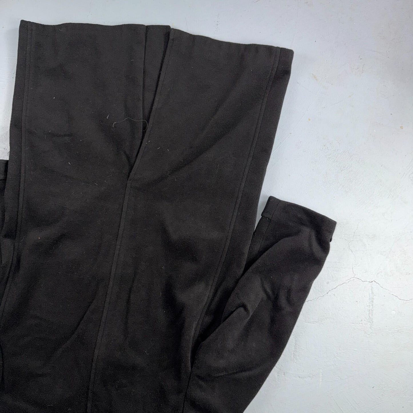 VTG 1950s 1960s Coat Trench Mens Black Wool Cashmere Rockabilly Overcoat