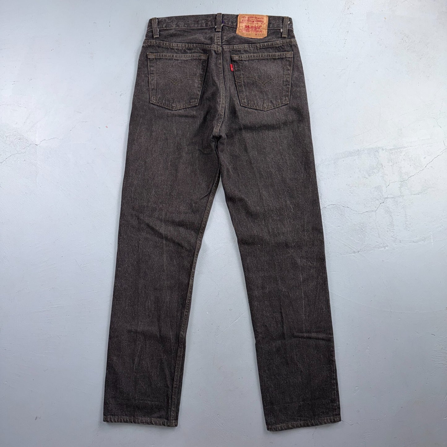 Levis 501 Vintage 80s USA XX Straight Leg Jeans Black Light Wash 30x32 Act 29x31