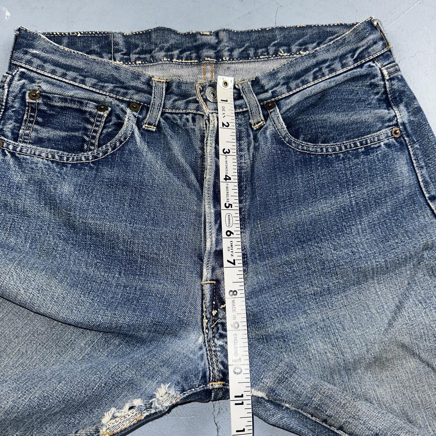 Levis 501 Big E Vintage 60s Redline Selvedge USA XX 1960s Jeans 30x32 Ac 28x28