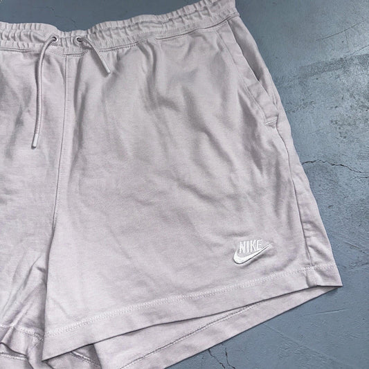 Nike Sportswear Shorts Womens XL Light Purple Drawstring Waist Athletic Lounge