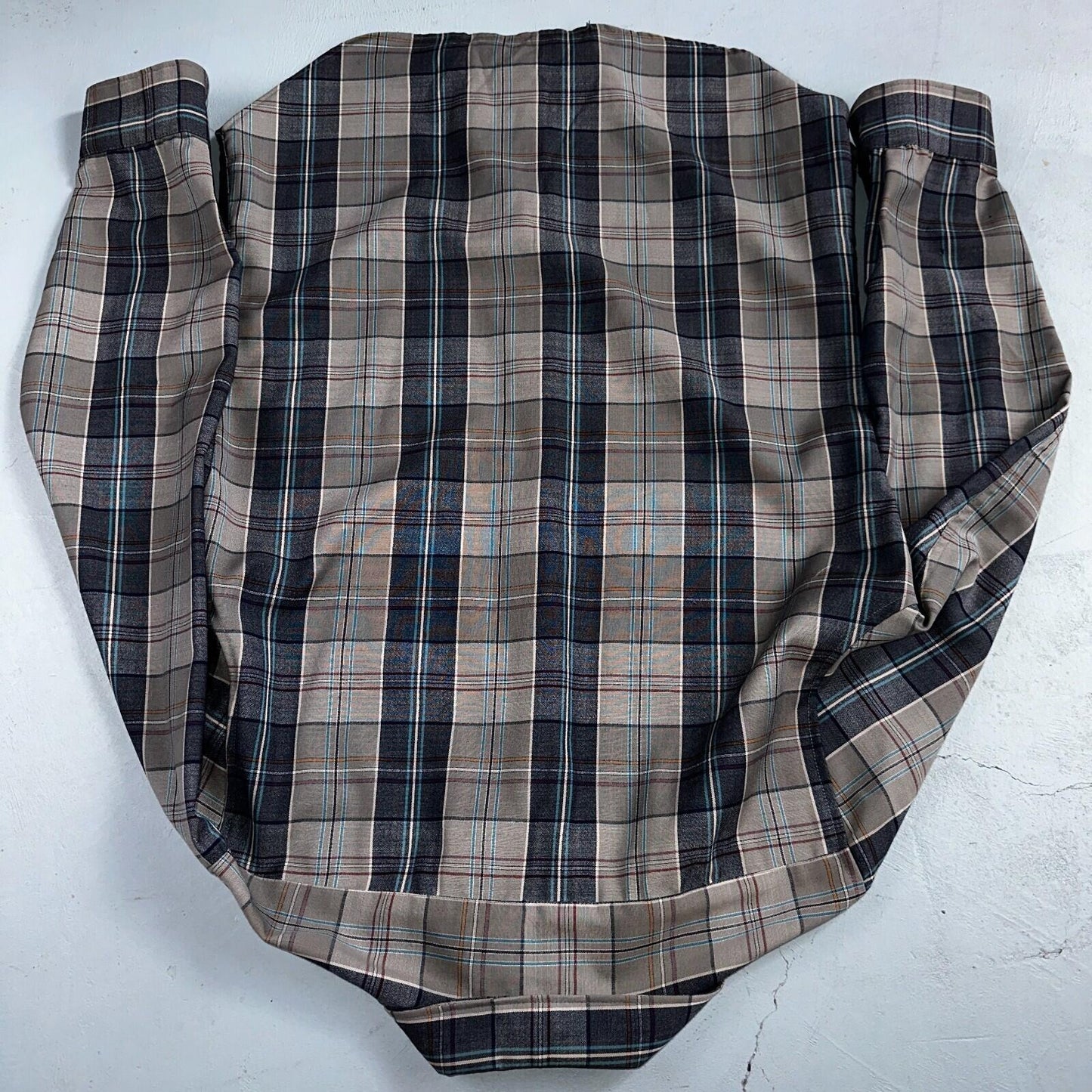 Pendleton Shirt M Blue VTG Virgin Wool Preppy Fireside 60s 70s Outdoors Mens
