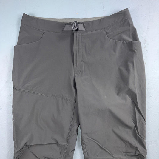 Arcteryx Performance Lefroy Pants 36 Pockets Lightweight Nylon Hiking Gamma Grey