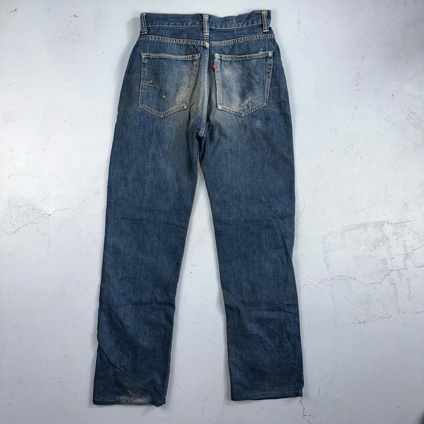 Levis 701 Big E Vintage 50s Redline Hidden Rivets USA 1950s Jeans 501 Act 26x29