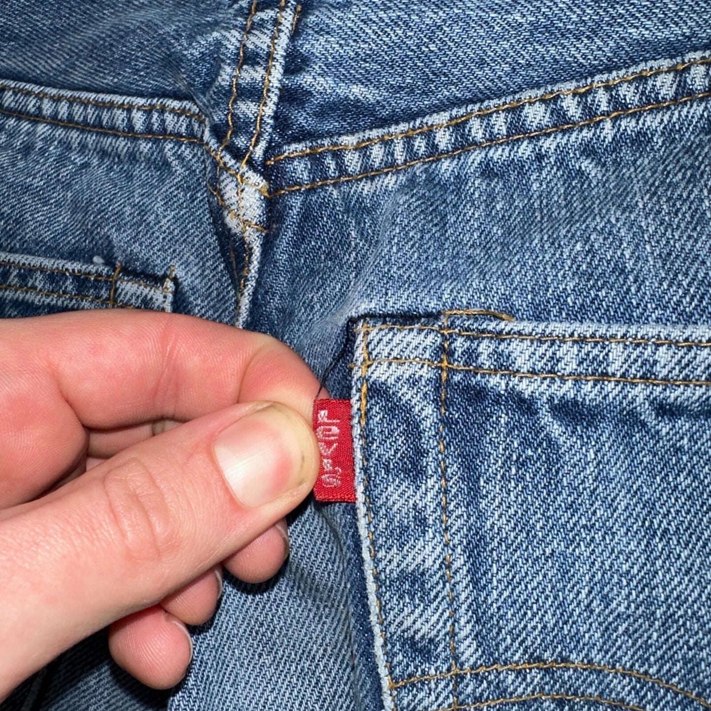 Levis 501 VTG 70s SS Redline Selvedge Jeans XX Med Wash 29x33 Act 26x29