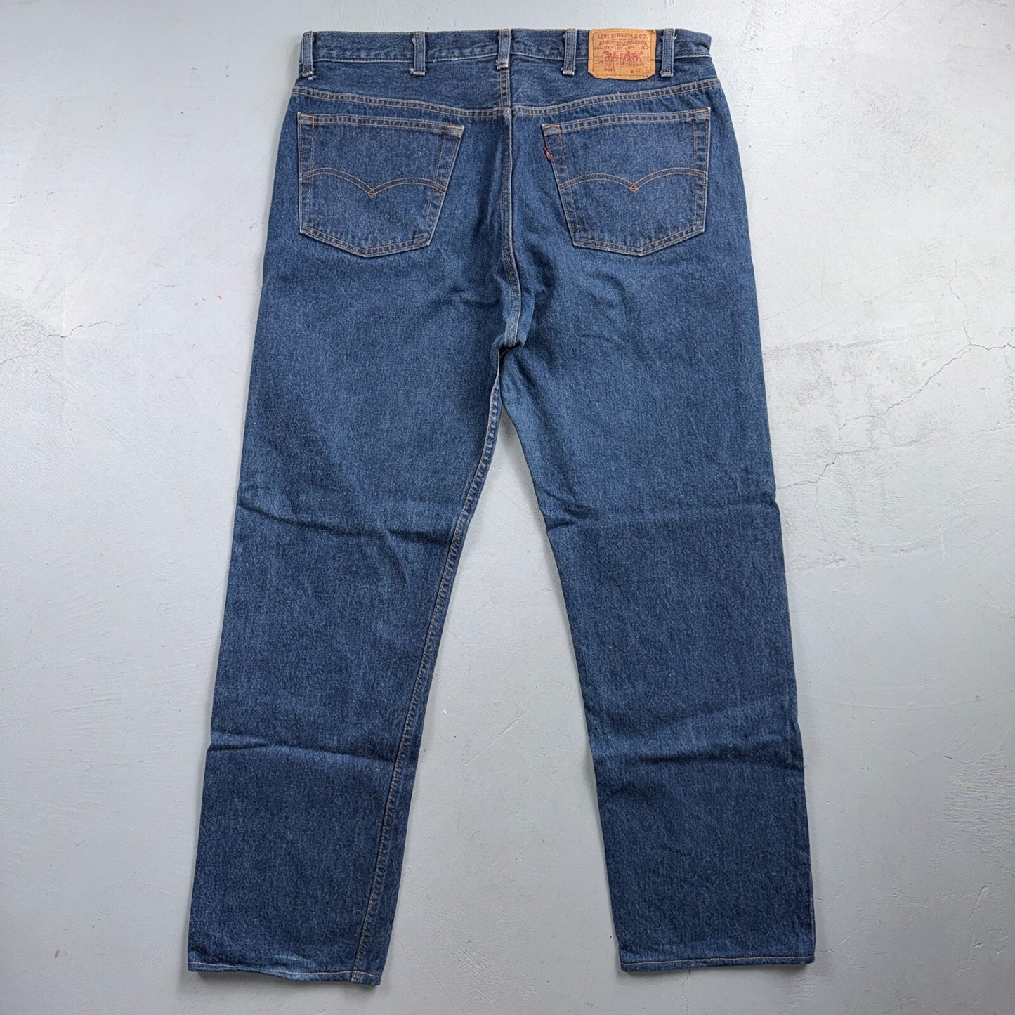 Levis 501 Vintage 80s USA XX Straight Leg Jeans Blue Dark Wash 40x34 Act 38x30