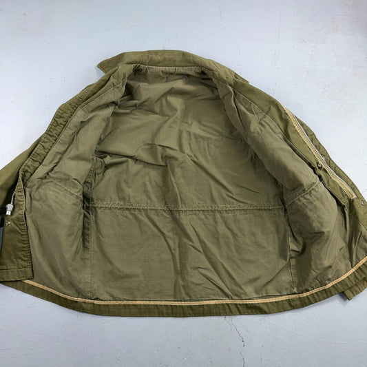 Vintage M 1951 Field Jacket US ARMY Military OG 107 Coat M51 Size M? Cut Tag