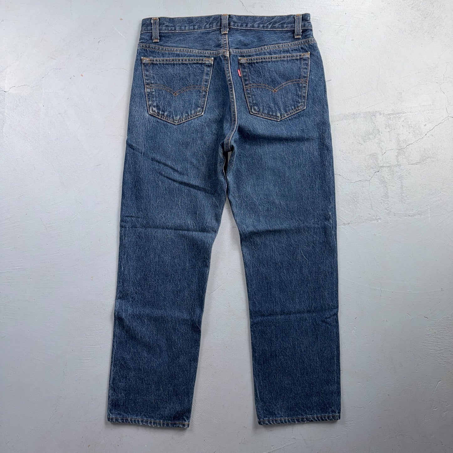 Levis 501 Vintage 80s USA XX Straight Leg Jeans Blue Dark Wash 34x30 Act 32x27