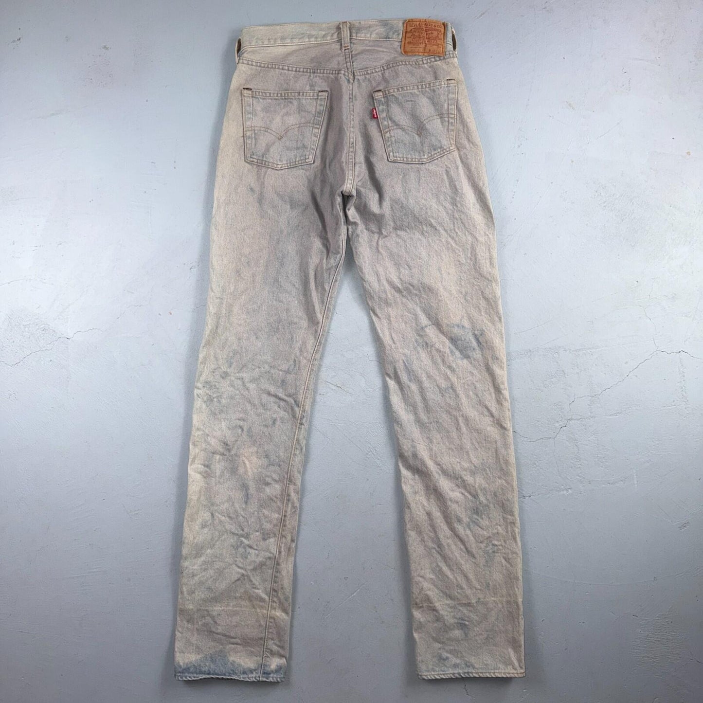 Levis 501 Vintage 80s Redline Selvedge USA XX Jeans Bleach Wash 32x40 Act 30x35
