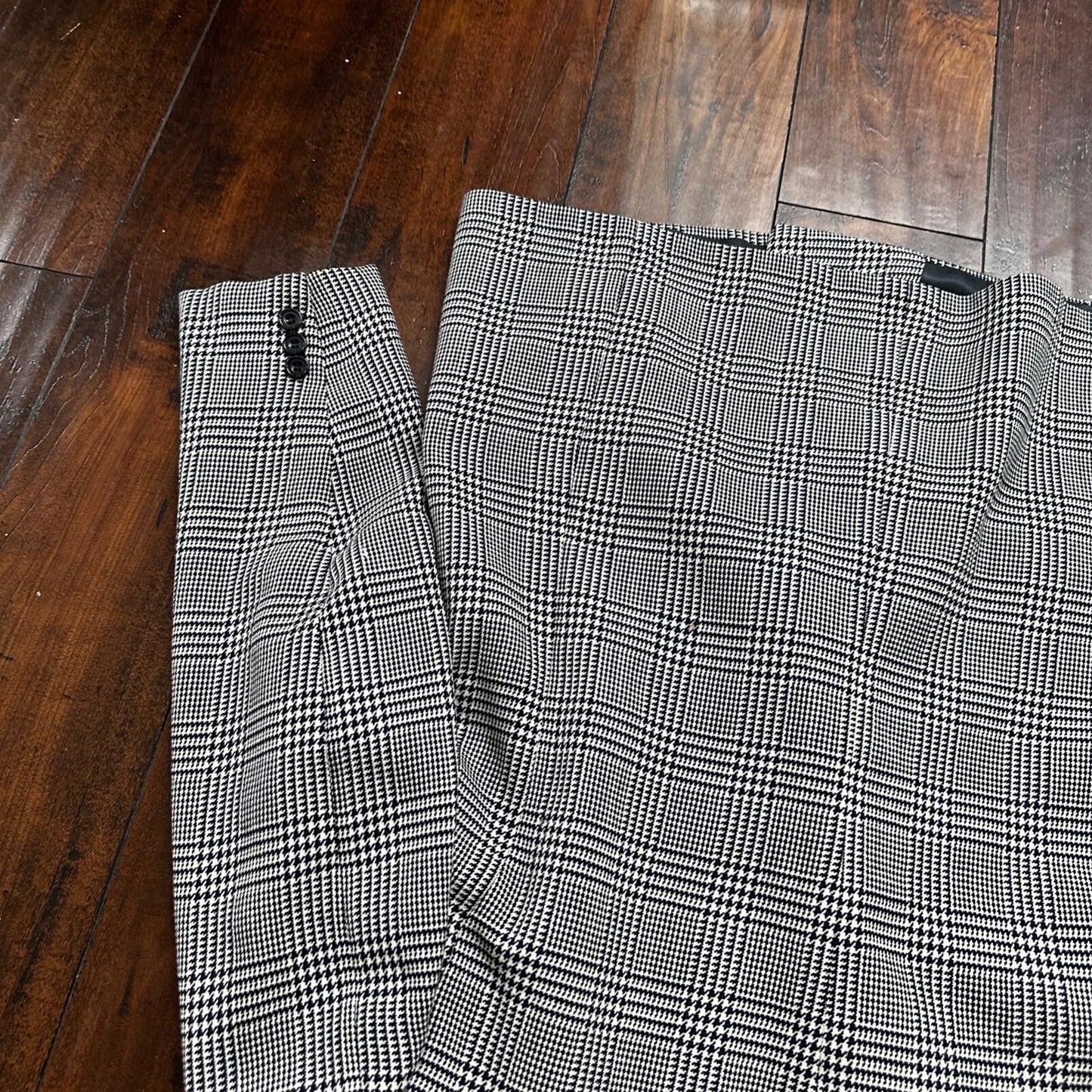 Vintage Cricketeer Womens Nordstrom Double Breasted Blazer Pure Wool 80s Plaid