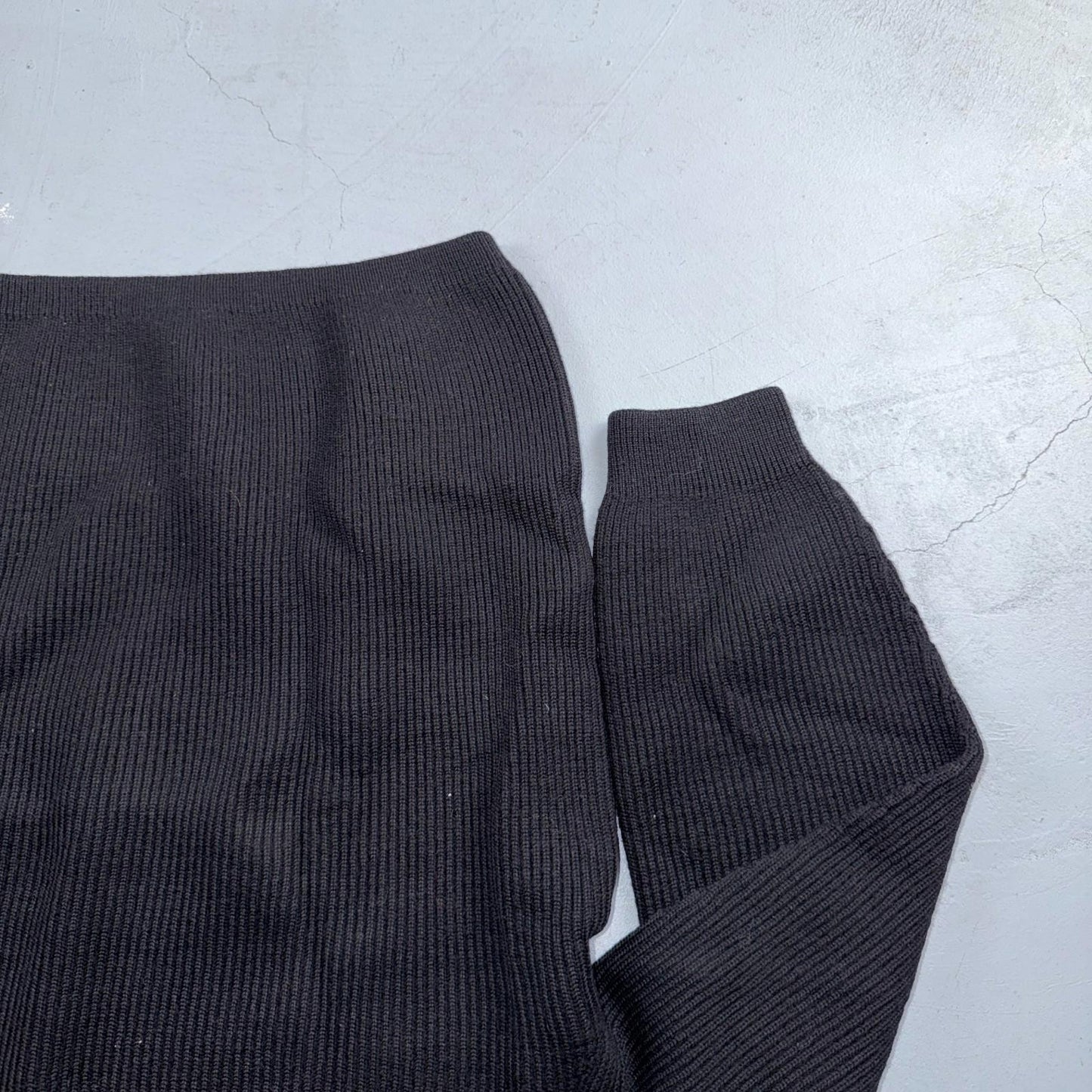 Montant Pull Wool Ski Sweater VTG 60s Blue Stripe Made in France Mens Rockabilly