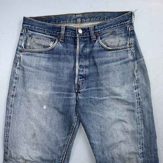 Levis 501 Big E Vintage 60s Redline Selvedge USA XX 1960s Jeans 66 Act 31x30