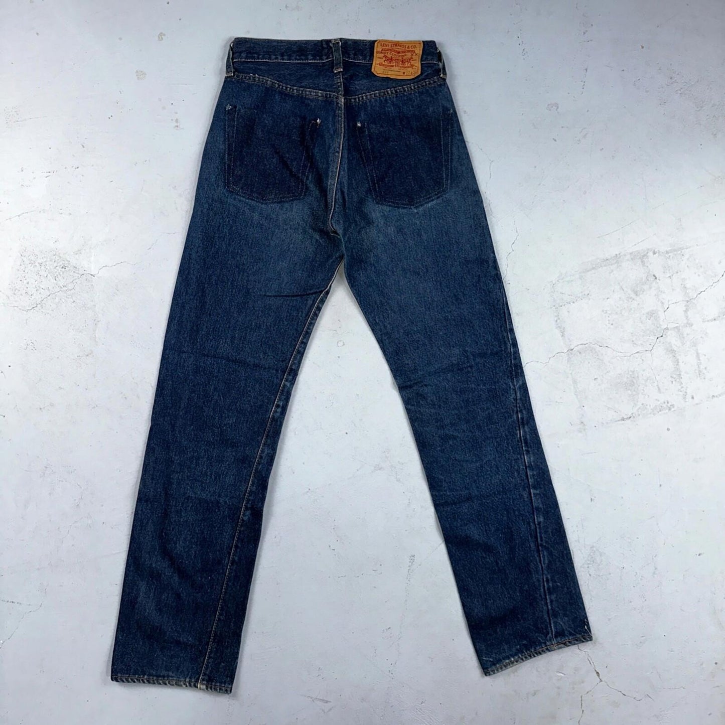 Levis 501 Vintage 80s Redline Selvedge USA XX Jeans Dark Wash 27x34 Act 25x31