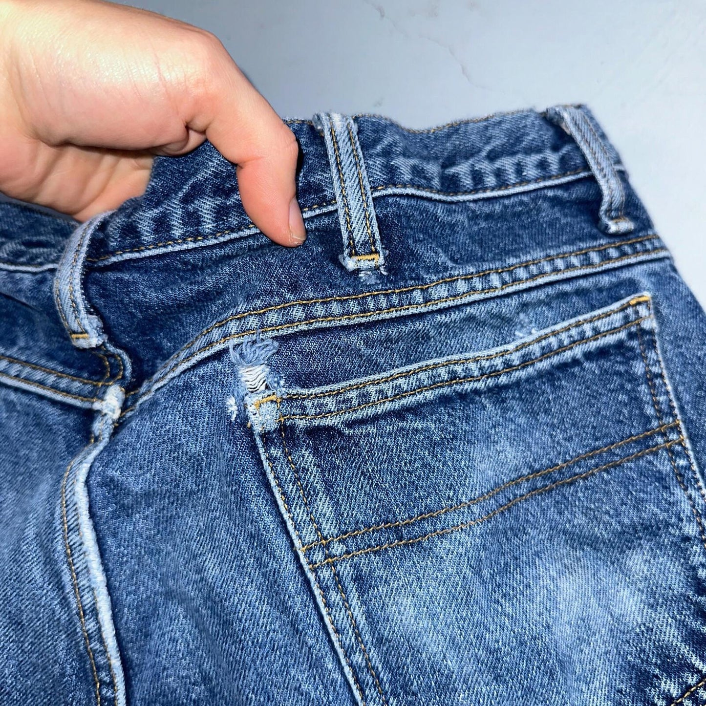 CINCH Slim Leg Jeans Men’s 34X34 Blue Wash Denim Western VTG 90s Cowboy