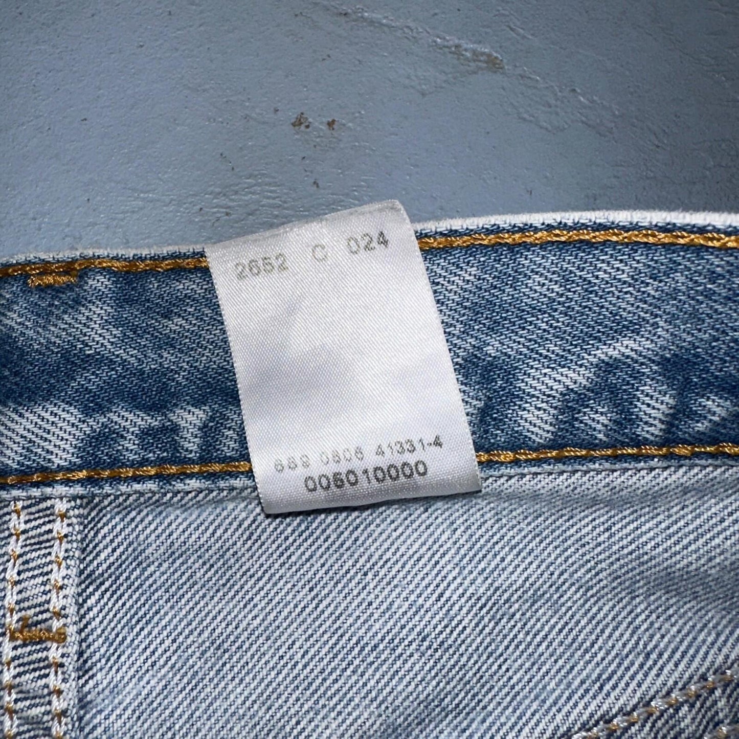 Levis 501 Vintage Y2K XX Straight Leg Jeans 33x36 Light Wash 2000s Act 31x32
