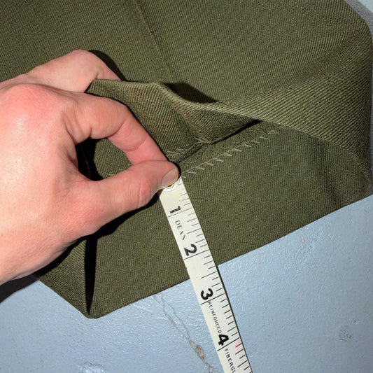 Vintage Military Pants Trousers Medium Regular 50s M1951 OG-108 Wool Mens 31x30