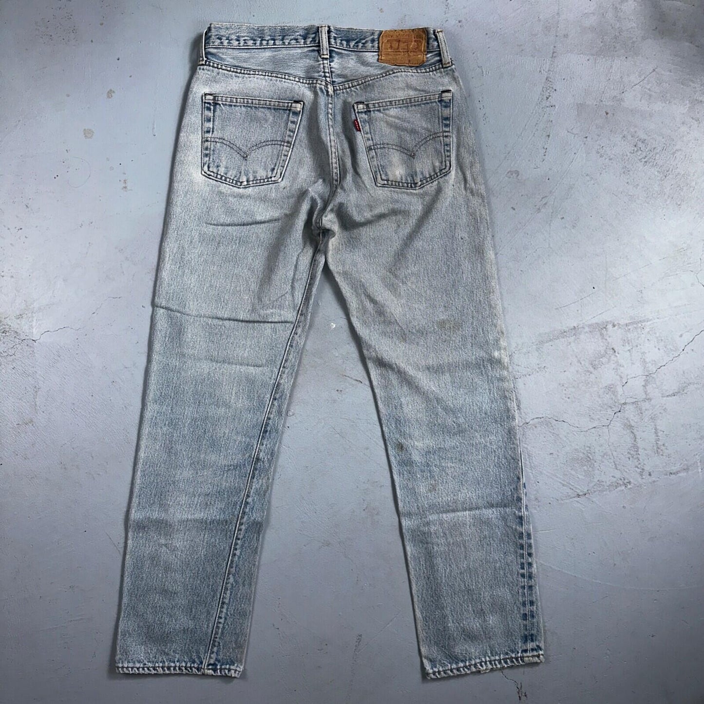Levis 501 Vintage 80s Redline Selvedge USA XX Jeans Light Wash 32x33 Act 29x29
