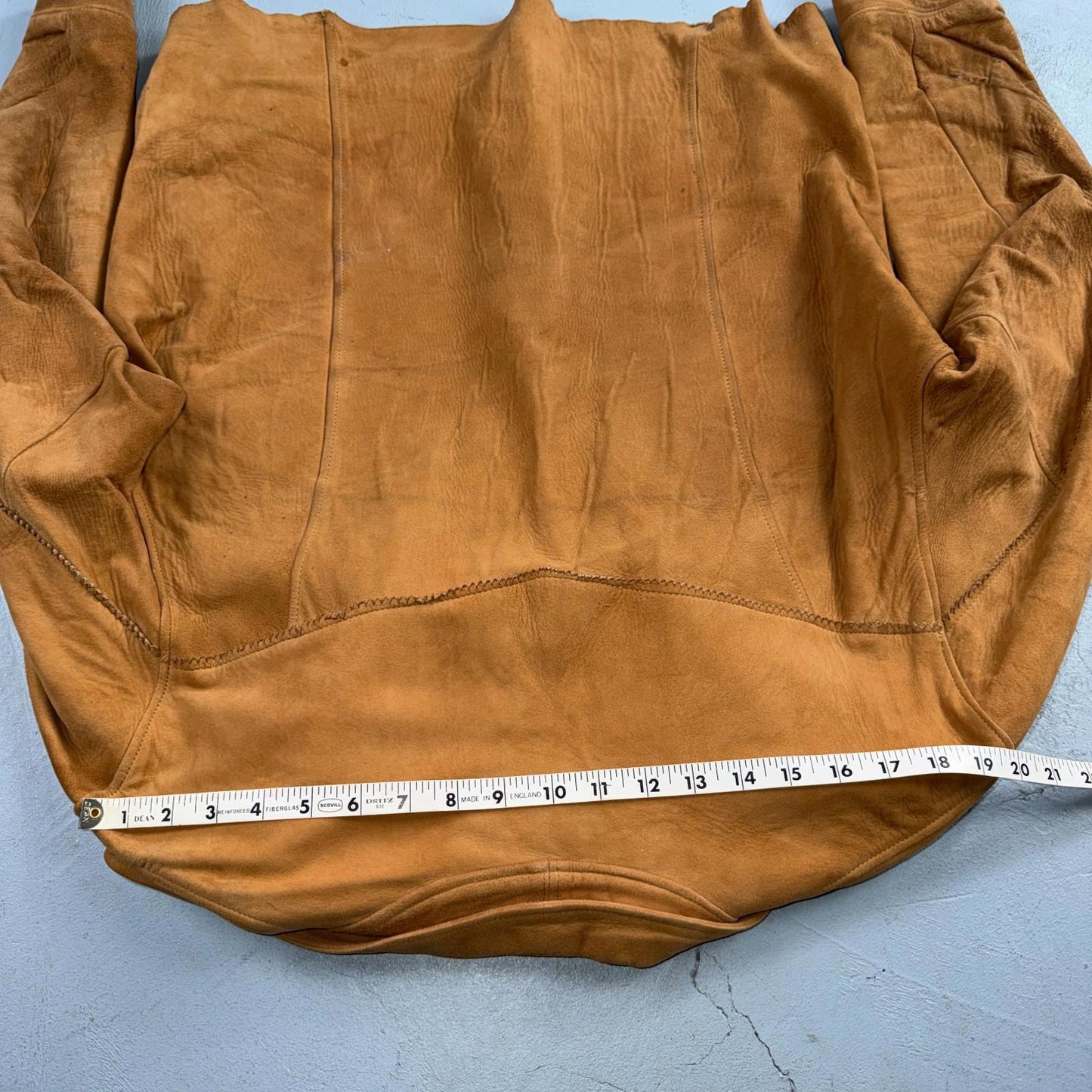 VTG 1940s Union Suede Pullover Leather Lace Up Cowboy Rockabilly Rodeo 40s Shirt