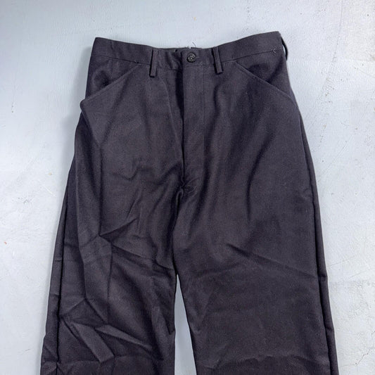 VTG 40s WWII US Naval Clothing Factory Wool Sailor Pants Navy 30L Bell Bottoms