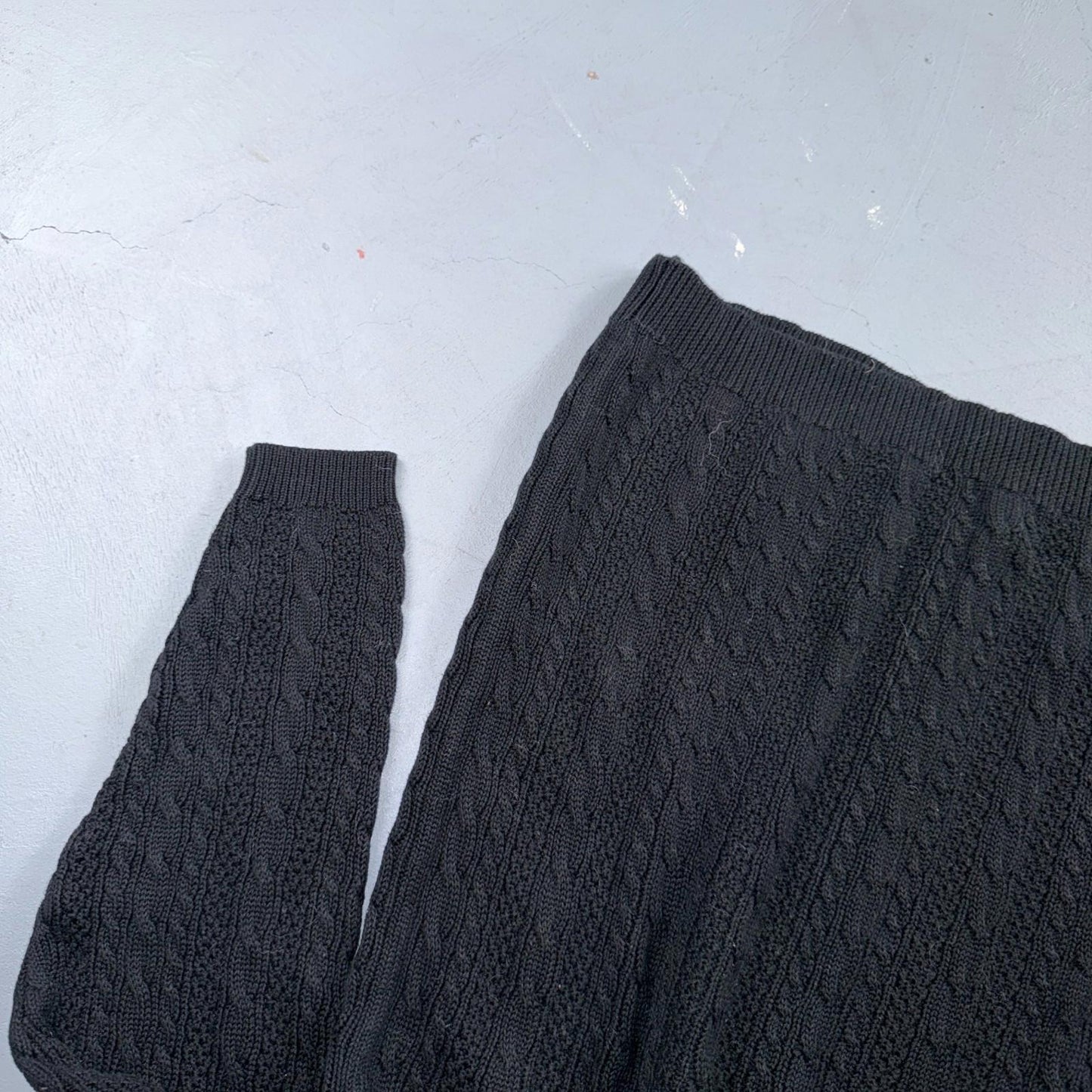 Nordstrom VTG 1990s Black Sweater Button Front Long Sleeves Cardigan Medium 90s