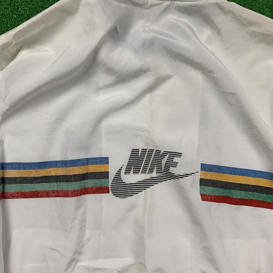 1988 Vintage Nike Windbreaker Olympics Jacket 90s Running Track South Korea Rare