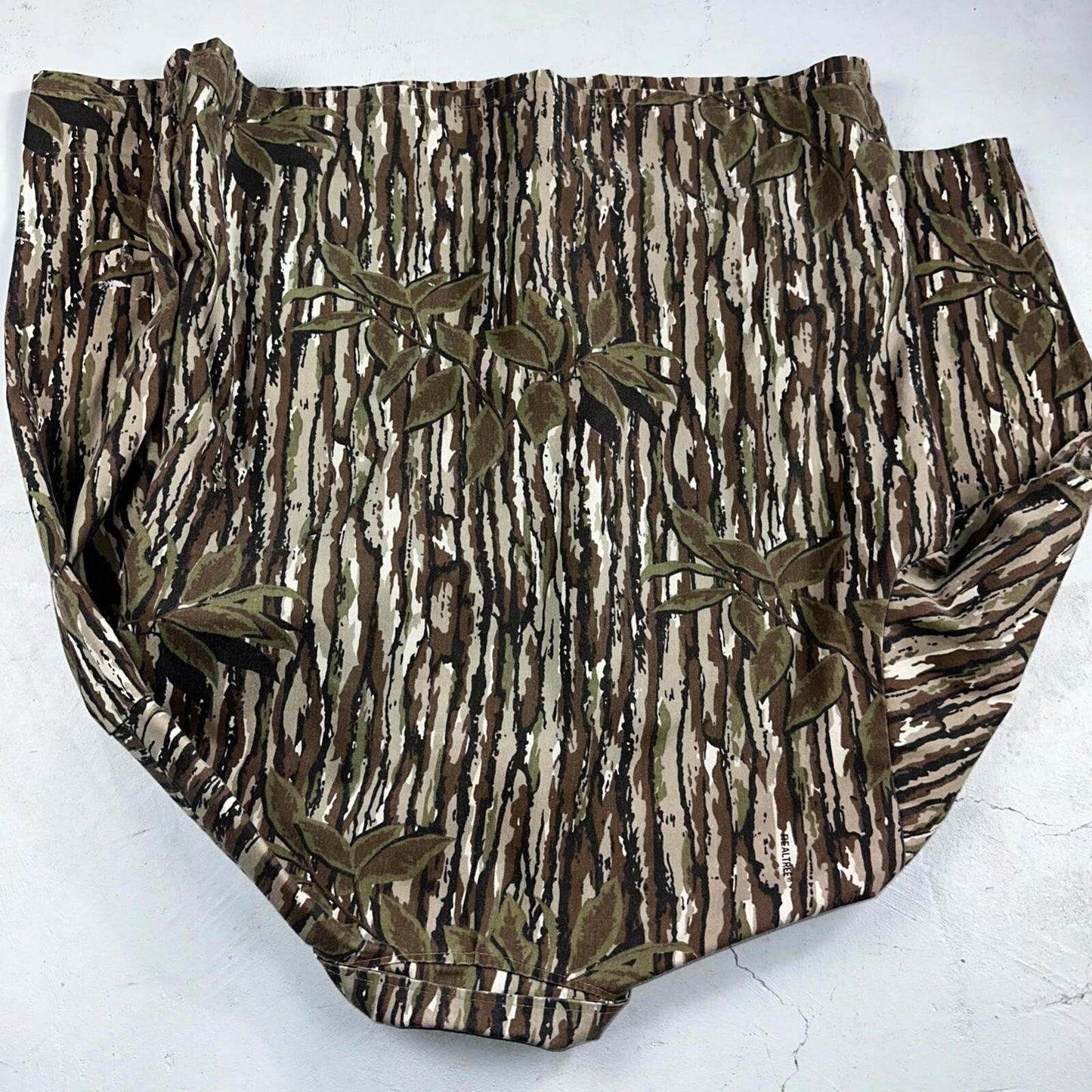 Spartan Realtree 80s Vintage Camo Shirt Mens XL Camouflage Hunting USA Made