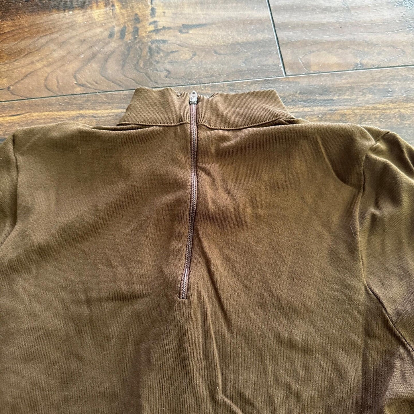 Vintage USA Rockabilly Womens Dress Jacket Skirt 60s 70s Top Bottom Brown