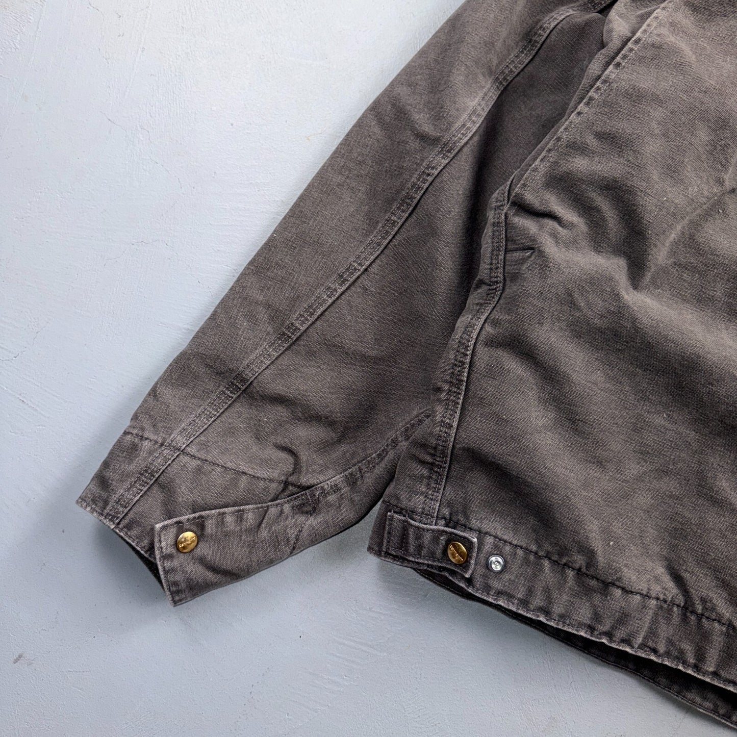 Carhartt Vintage J97 GVL Detroit Blanket Lined Jacket Size XL Tall Gray