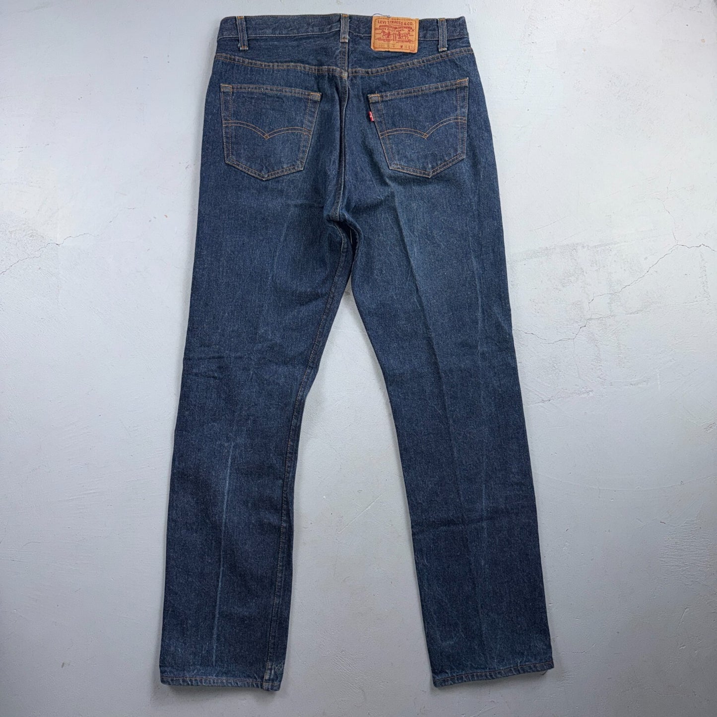 Levis 501 Vintage 80s USA XX Straight Leg Jeans Blue Dark Wash 36x34 Act 33x33