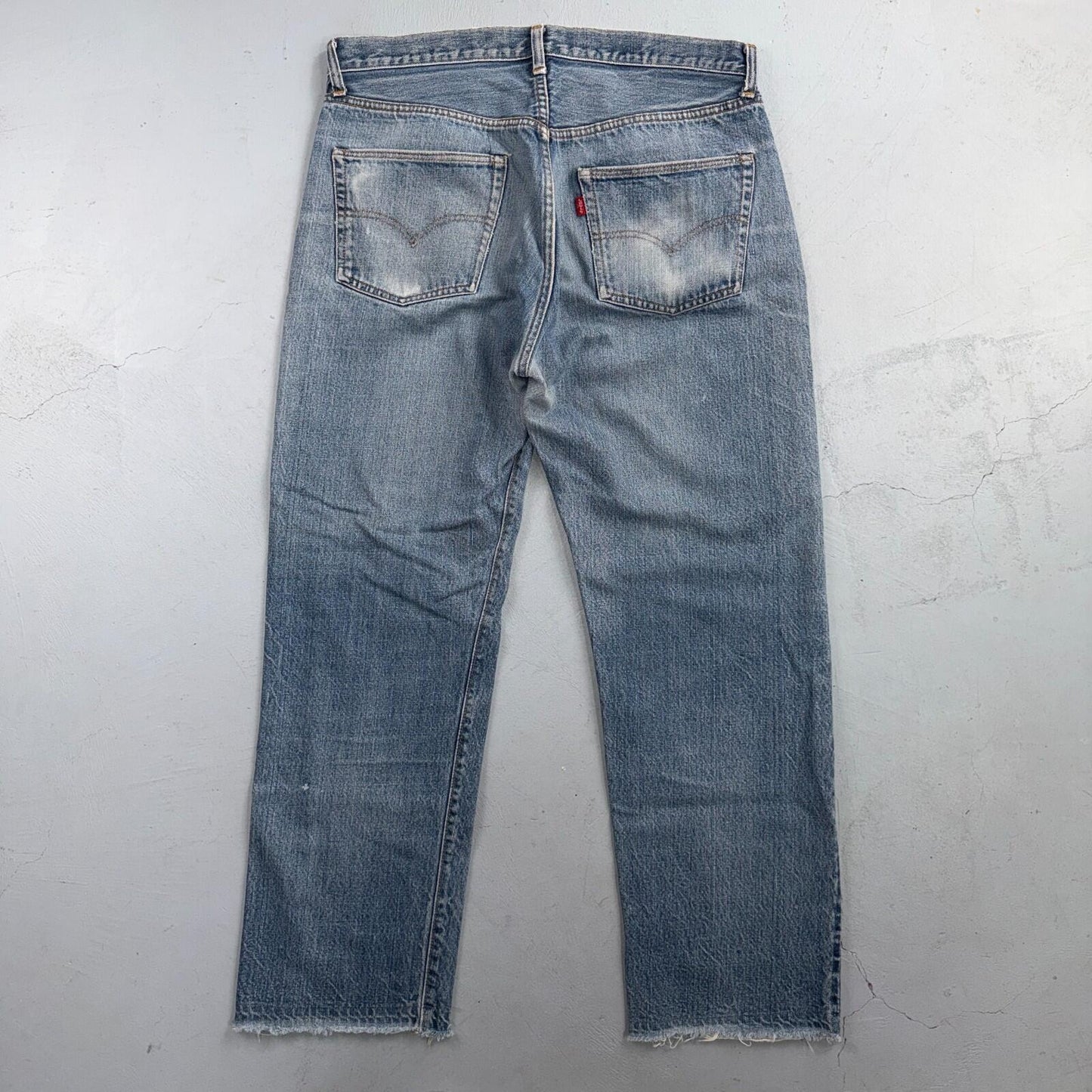 Levis 501 Vintage 70s SS Redline Selvedge USA XX Jeans Light Wash 38x33 Ac 35x29