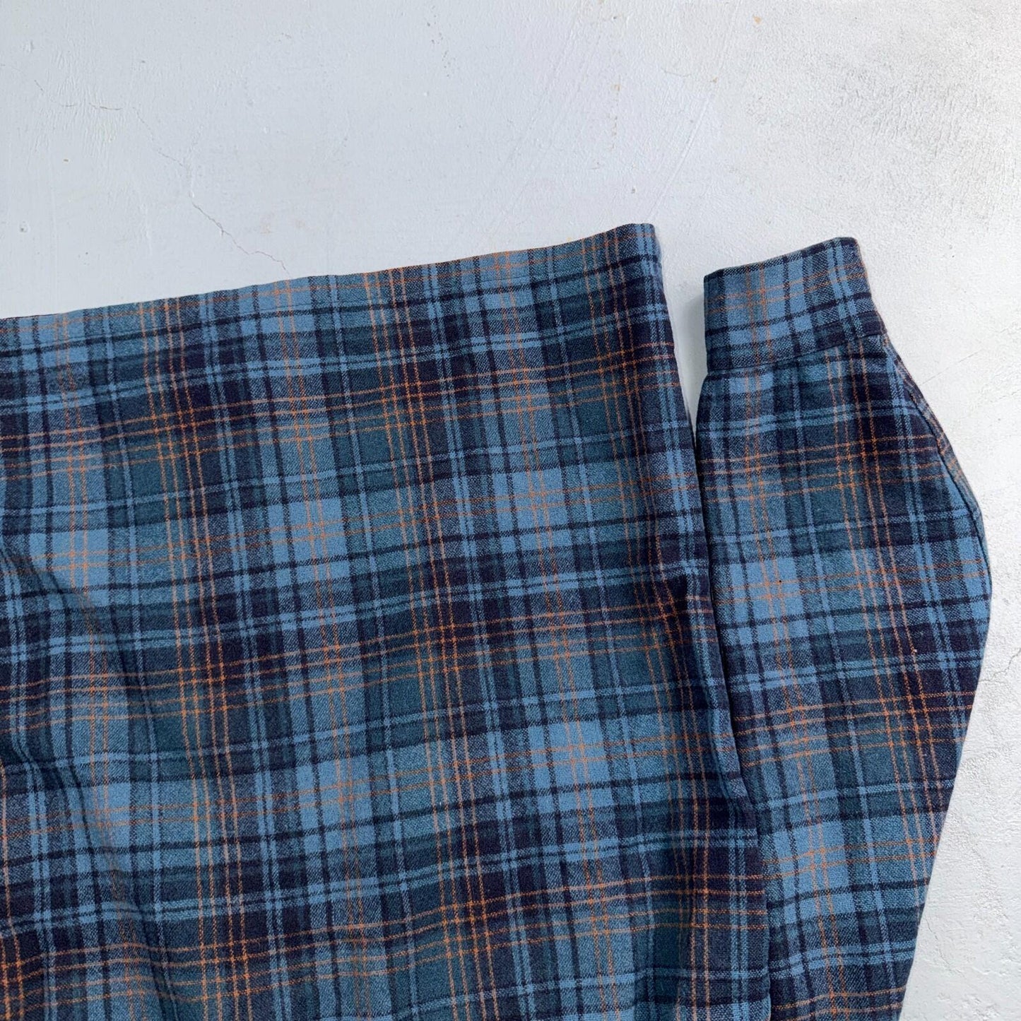 Pendleton Board Shirt Mens S 1960s Plaid Wool Long Sleeve VTG USA Loop Collar