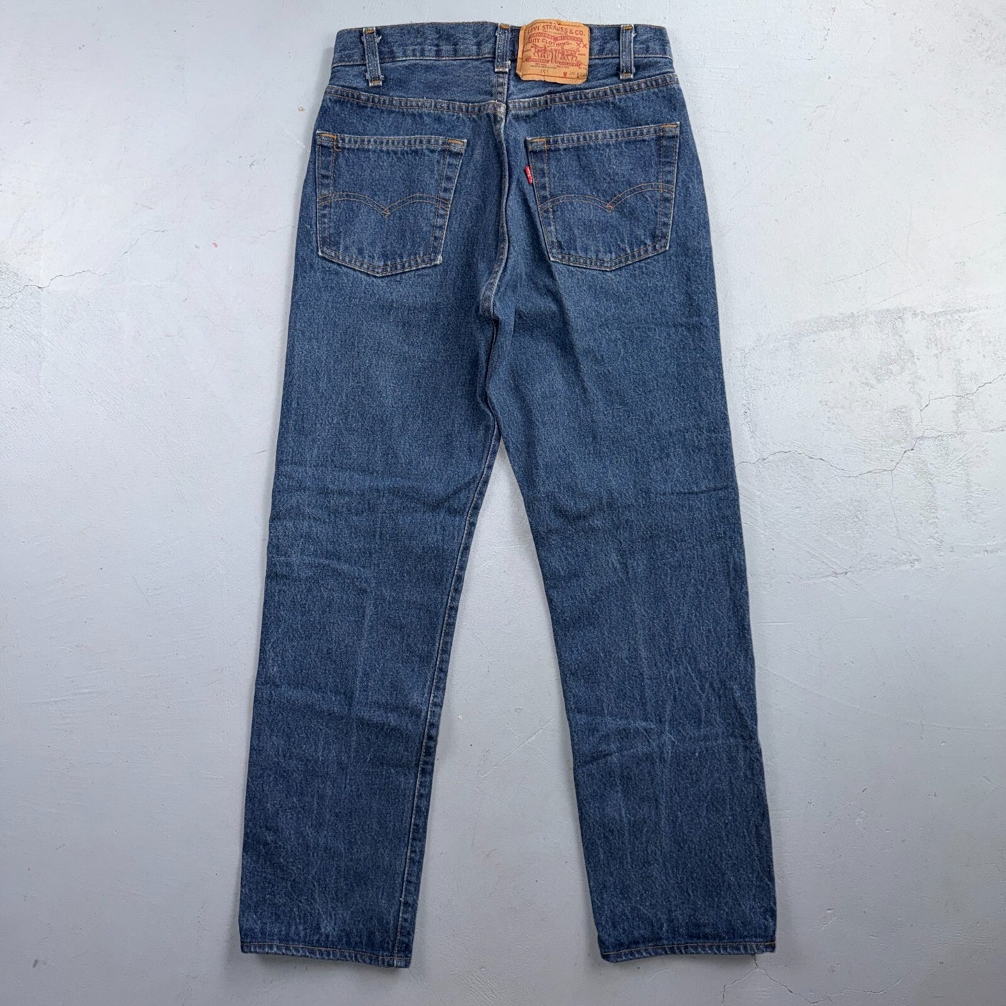 Levis 501 Vintage 80s USA XX Straight Leg Jeans Blue Med Wash 30x32 Act 26x28