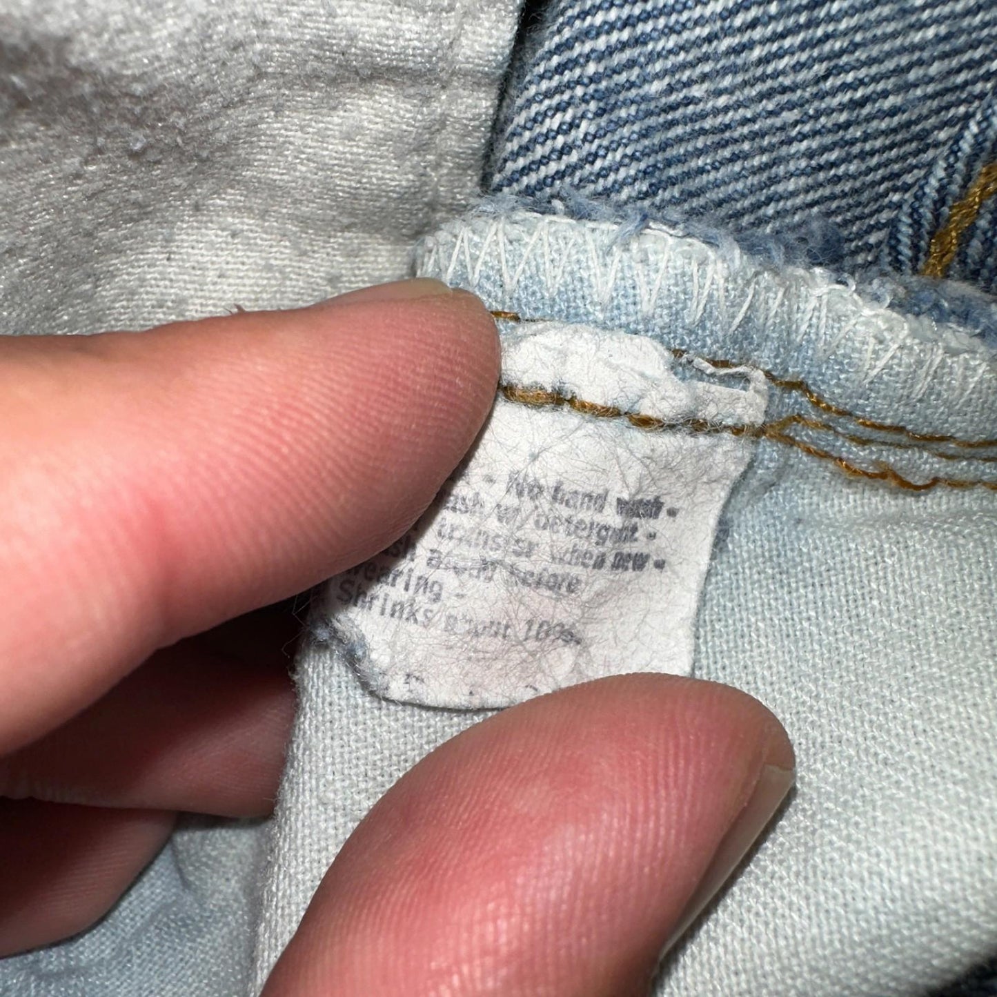 Levis 501 Vintage 80s Redline Selvedge USA XX Jeans Light Wash 35x36 Act 31x31
