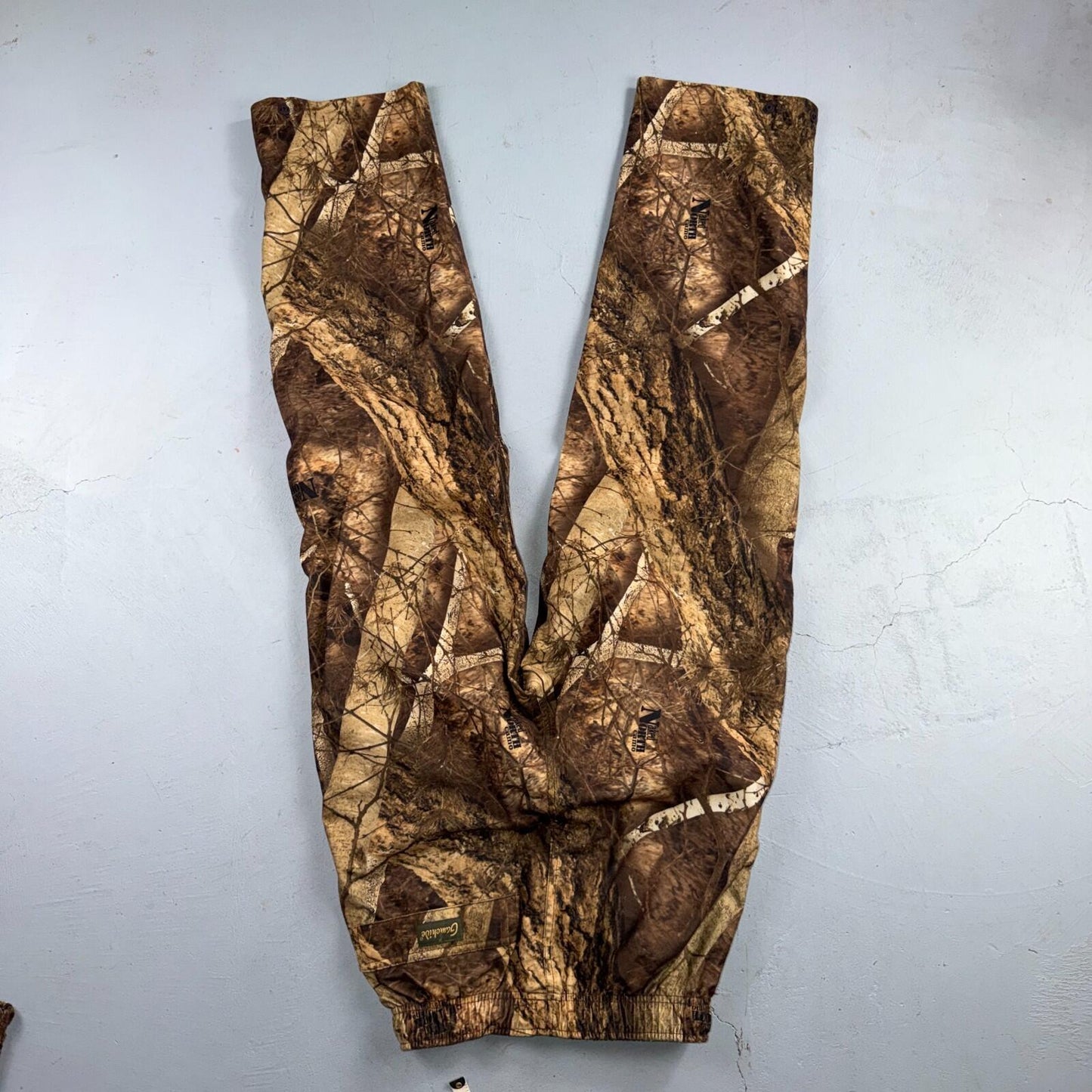 Gamehide Naked Camo Duck Bird Hunting Mesh Lined Hooded Jacket & Pants Medium L