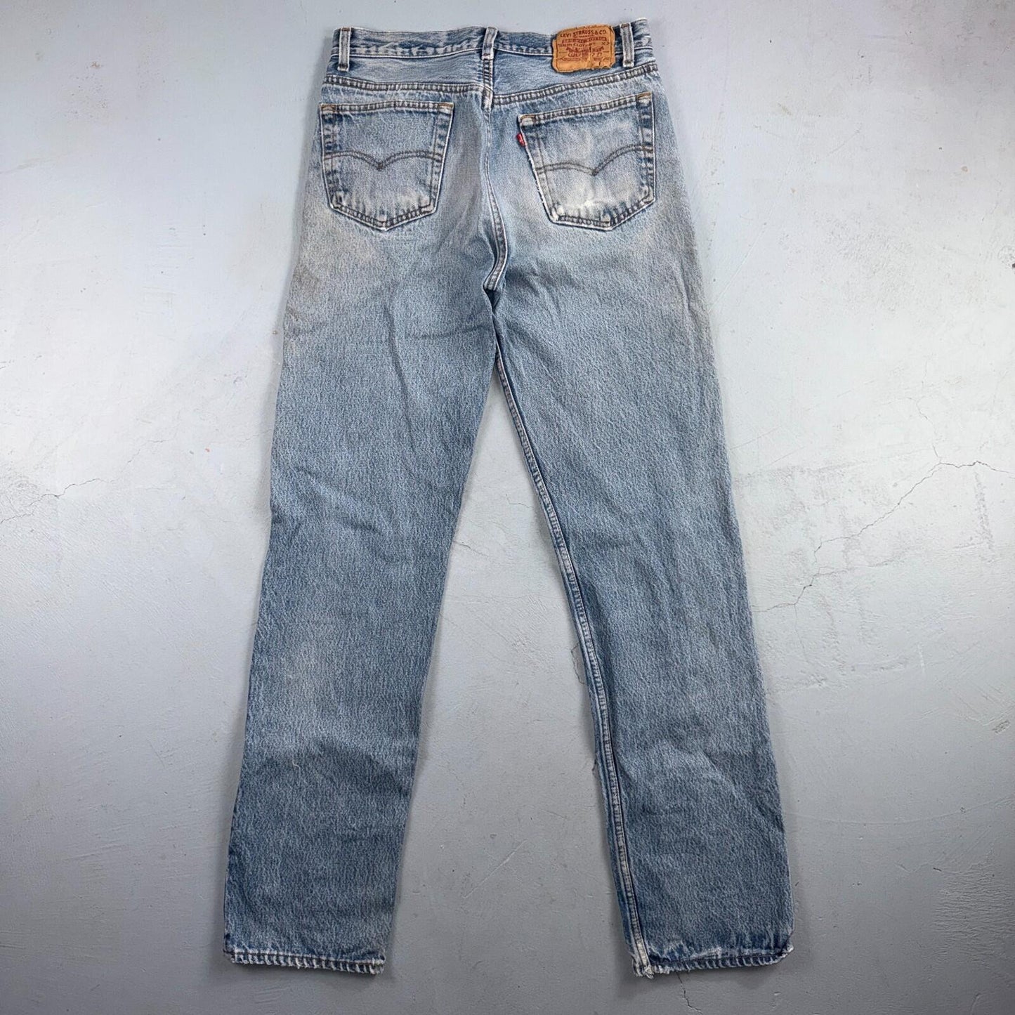 Levis 501 Vintage 80s USA XX Straight Leg Jeans Blue Med Wash 34x38 Act 31x33