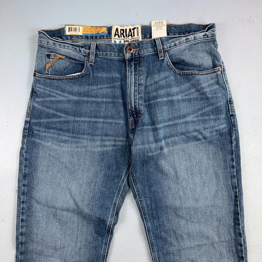 Ariat NWT Jeans Men's Size 36 x 38 Legacy M2 Relaxed Boot Cut Medium Wash