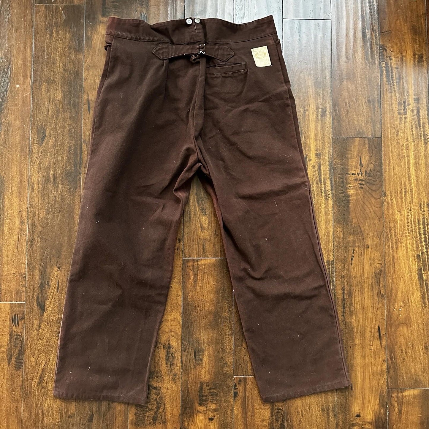 VTG Mens Frontier Maker USA Outdoor Pants Buckleback Cowboy 42 Brown Western