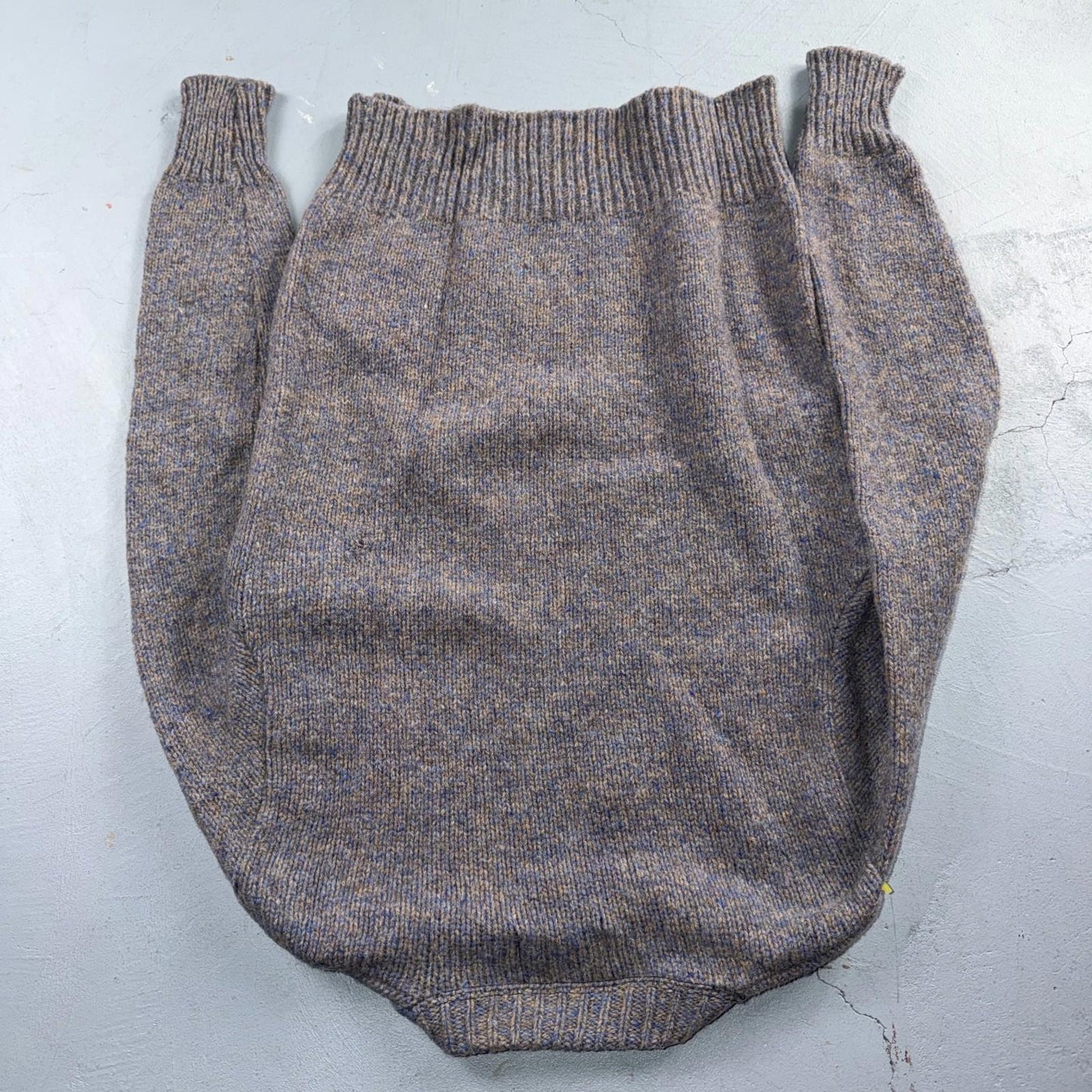 Eddie Bauer VTG Wool Sweater Women's Medium Blue Knit Round Neck Pullover