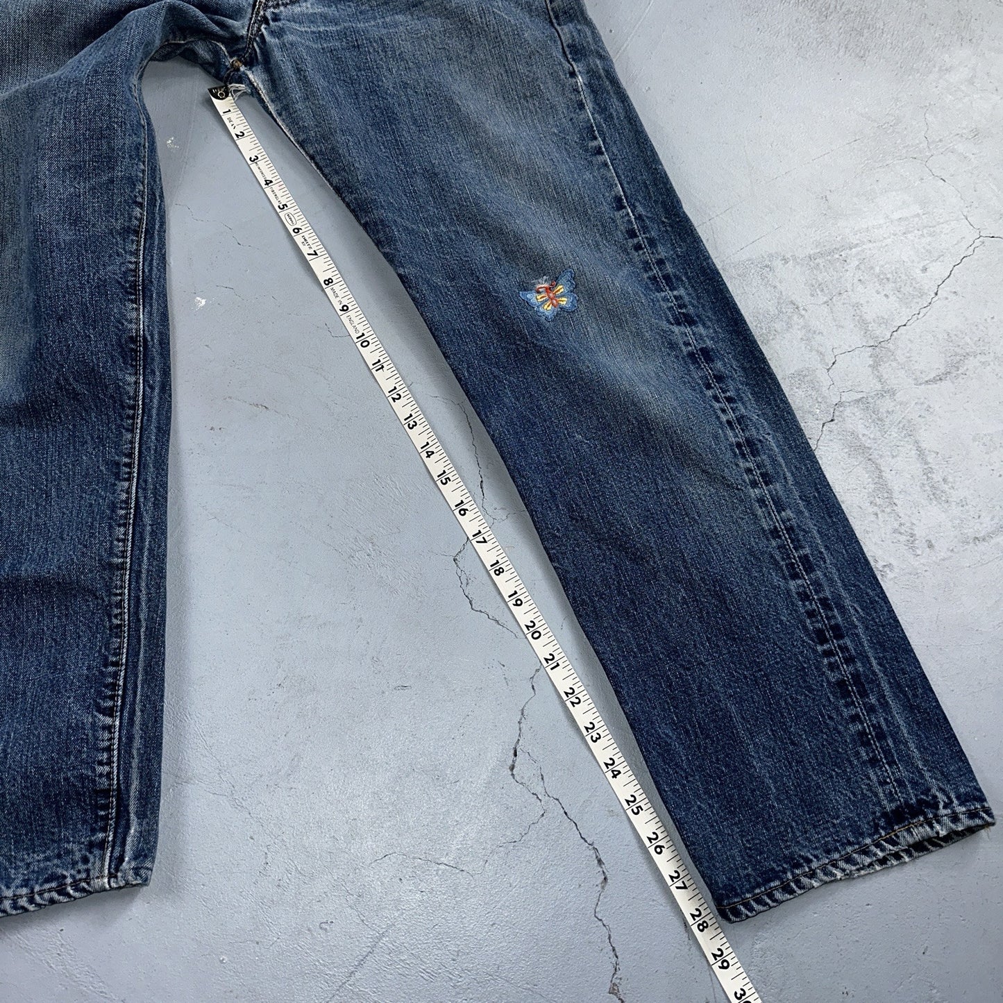 Levis 501 Big E Vintage 60s Redline Selvedge USA XX 1960s Jeans 66 Act 30x28