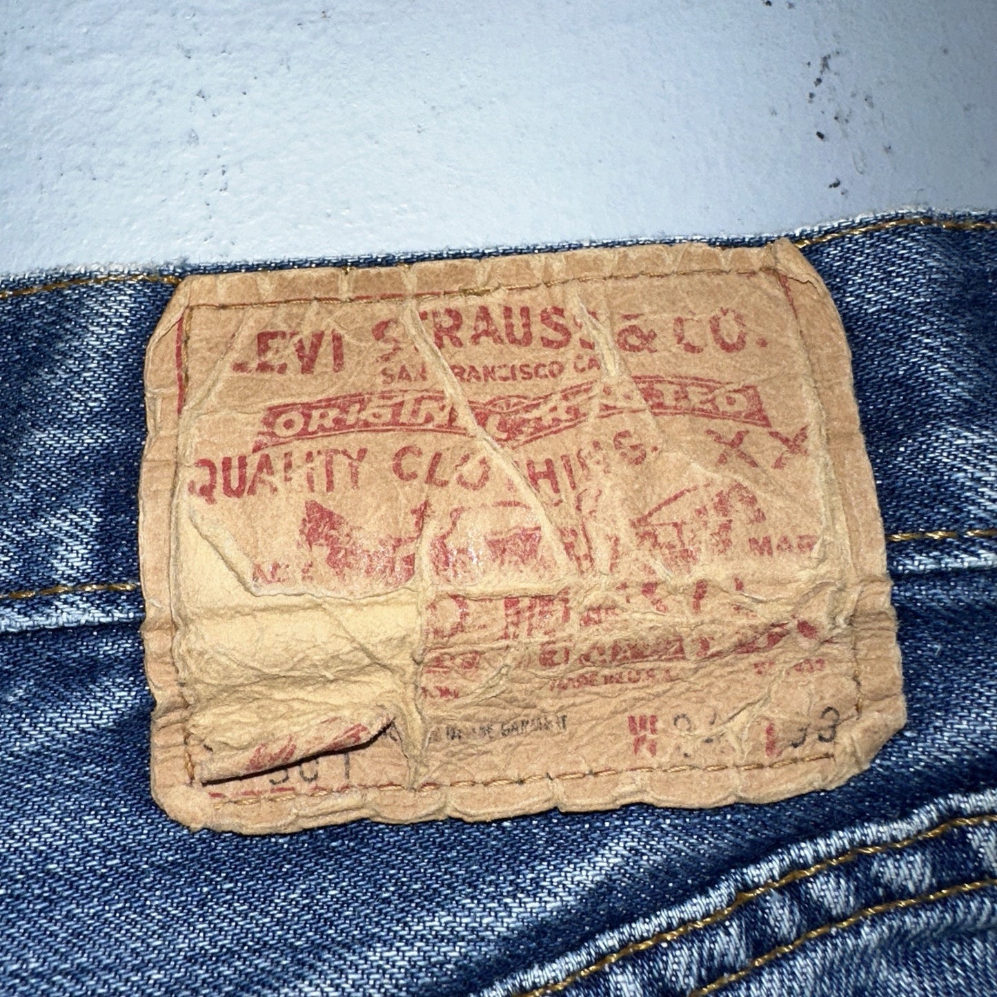 Levis 501 Big E Vintage 60s Redline Selvedge USA XX 1960s Jeans 66 Act 30x28