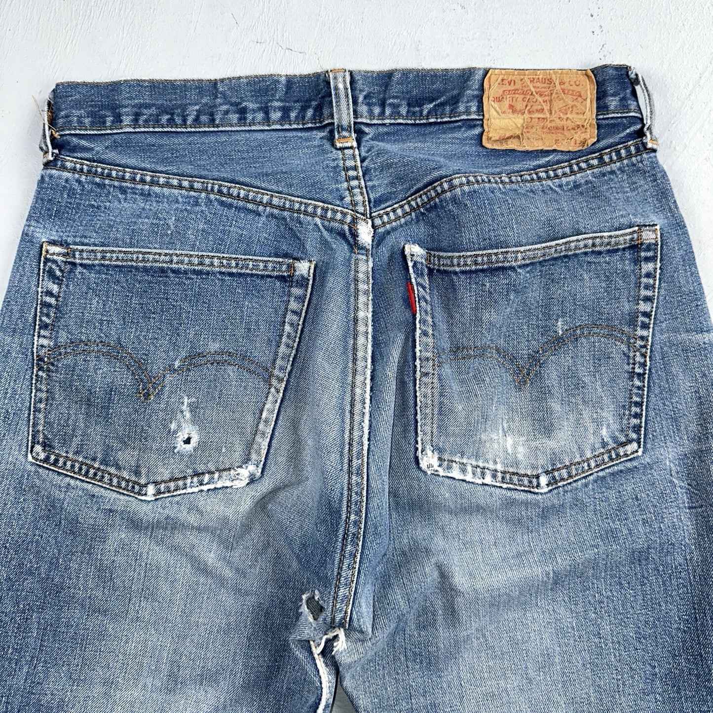 Levis 501 Big E Vintage 60s Redline Selvedge USA XX 1960s Jeans 66 Act 30x28