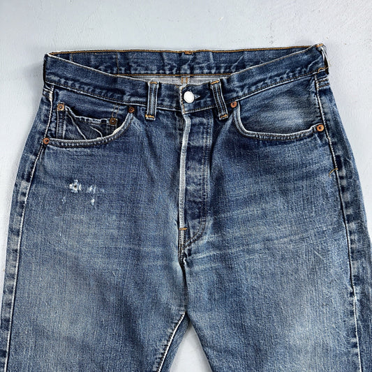 Levis 501 Big E Vintage 60s Redline Selvedge USA XX 1960s Jeans 66 Act 30x28