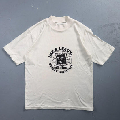UNCA Leads Cougar Reservoir VTG T Shirt Ski Team Funny Cool Cats Fiesty 90s