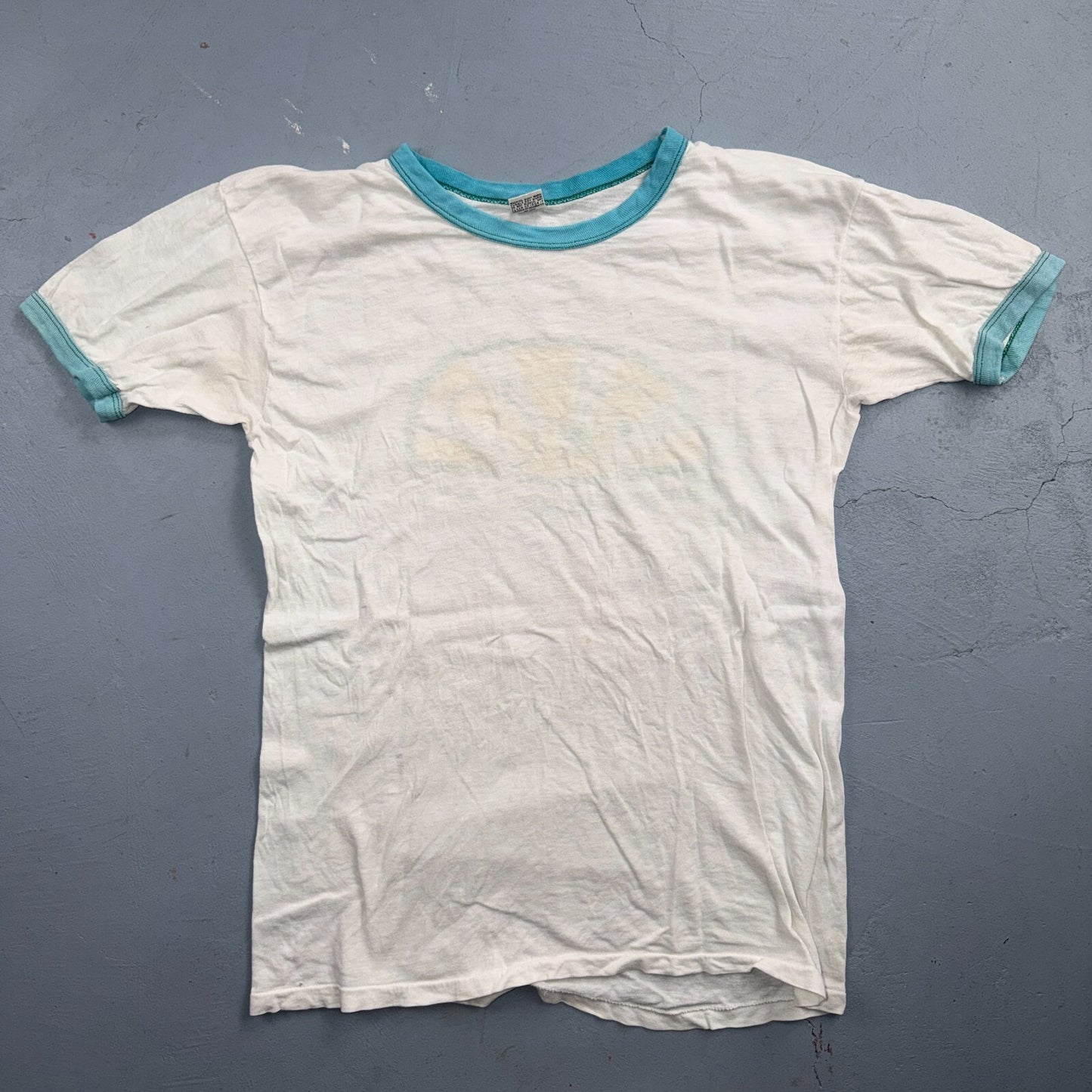 VTG 70s Southern Bicycle League Ringer T Shirt Cycling Bike Club USA Made 1970s
