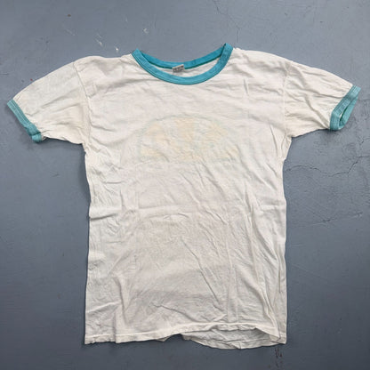 VTG 70s Southern Bicycle League Ringer T Shirt Cycling Bike Club USA Made 1970s