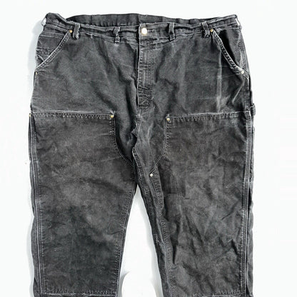 Carhartt VTG Double Knee Carpenter Pants USA B01 BLK Black Act 42x31